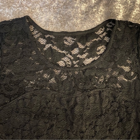 Boston Proper Lace Top Size Small Dark Acadamia FairyGoth - Picture 9 of 9